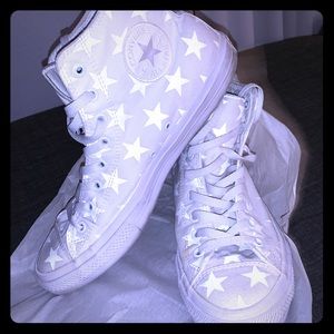 Reflective Star spangled Converse